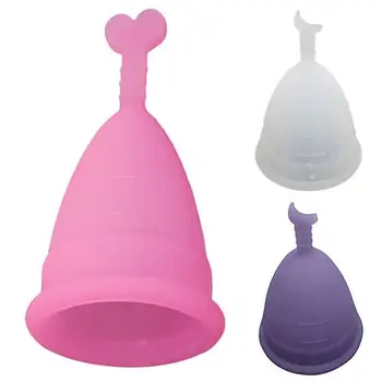 

Soft Moon Heart Medical Grade Silicone Menstrual Cup Feminine Hygiene Product
