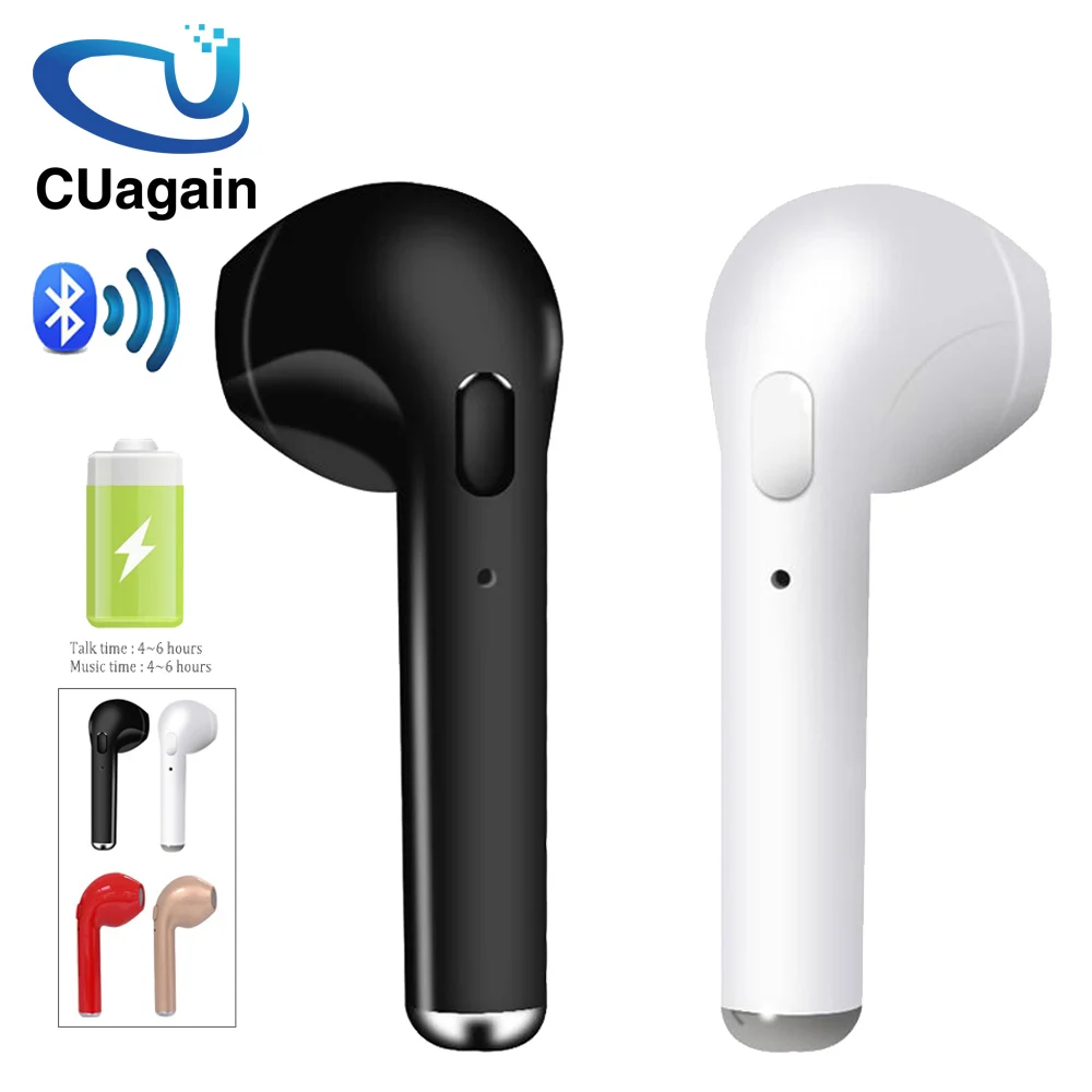 

Bluetooth Wireless Earphones I7 i7s TWS Sport Earbuds Headset With Mic for All Smart Phone iPhone Samsung Xiaomi Huawei LG