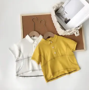 

2020 New Boys T-Shirt Short Sleeve Fashion Cotton Kids Top 1-6t QA804