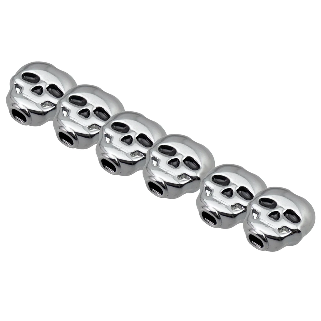 6Pcs Classical Guitar Locked Button Tuning Pegs Keys Tuners Head Skull Shape