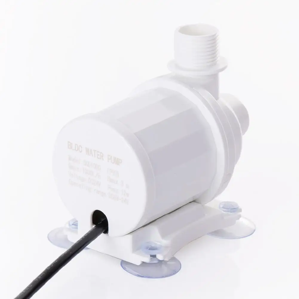 DC 24V 3M 1000L/H тихий бесщеточный двигатель погружной бассейн Солнечный водяной насос