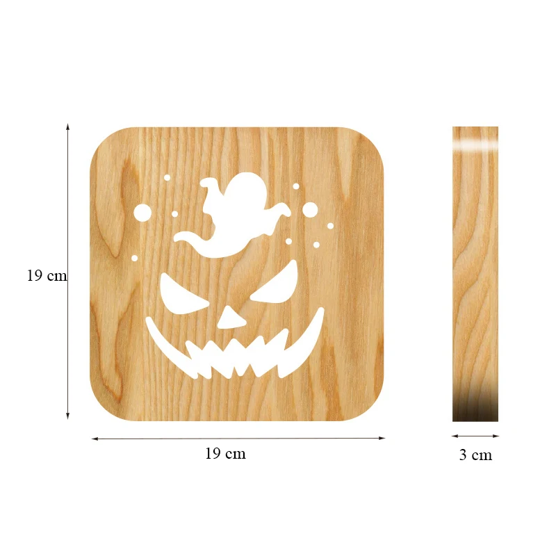 Modern Night Table Lamp Bedroom Bedside Creative Wood Led Desk Light Fixtures Art Deco tafellamp for Kid Children Christmas Gift - Цвет корпуса: A
