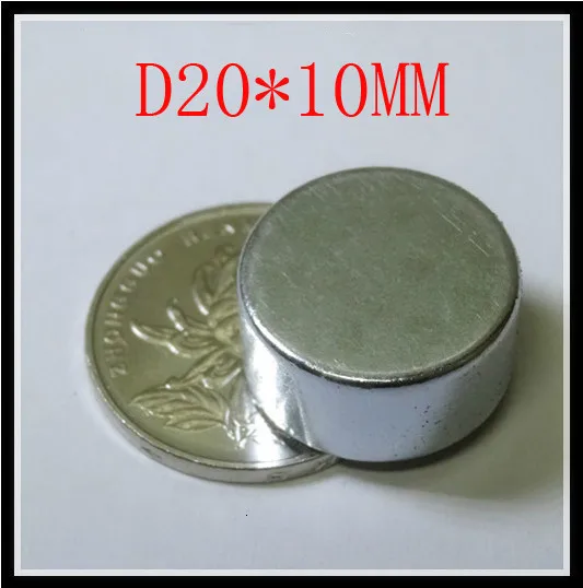 20*10 Сильный Магнит 5 шт d20 * 10 мм 20 мм x 10 мм диск мощные магниты craft неодимовые Редкоземельные сильные магниты постоянные N35