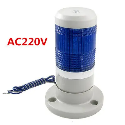 AC220V промышленный синий сигнальный светящаяся башня Предупреждение ющий стек световой сигнал сигнальный аппарат