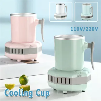 

2 IN 1 Summer Car Cooling Refrigeration Cup Mini Cooler Auto Cooling Cup Drink Holder Home Semiconductor Cooling Refrigeration
