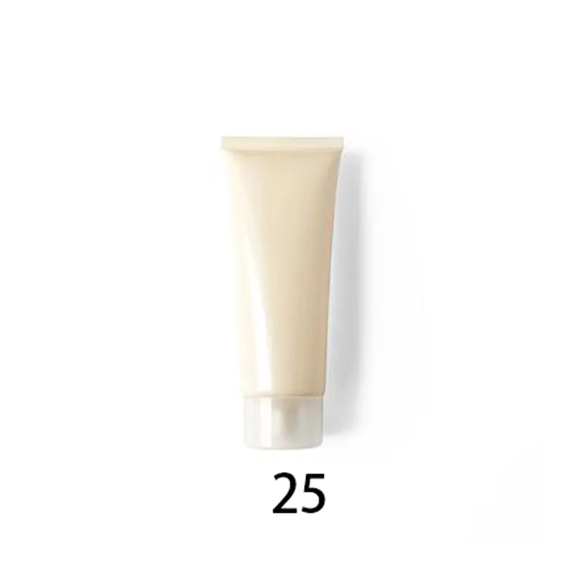 Gorgeous Beige Cosmetic Storage Bottle Portable Empty Makeup Tools Packaging Container Acrylic Cap Soft Tubes 100ml 50pcs/lot - Цвет: 25