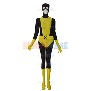 

Adult/Children's Men's/Women's Cannonball Halloween Party SuperHero Cosplay Costume Spandex Lycra Zentai Costume Full Bodysuit