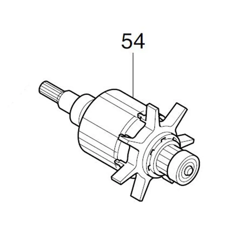 AC220-240V MAKITA 619306-1 ротор якорь электродвигателя для BFT022FZ BFT022F ротора