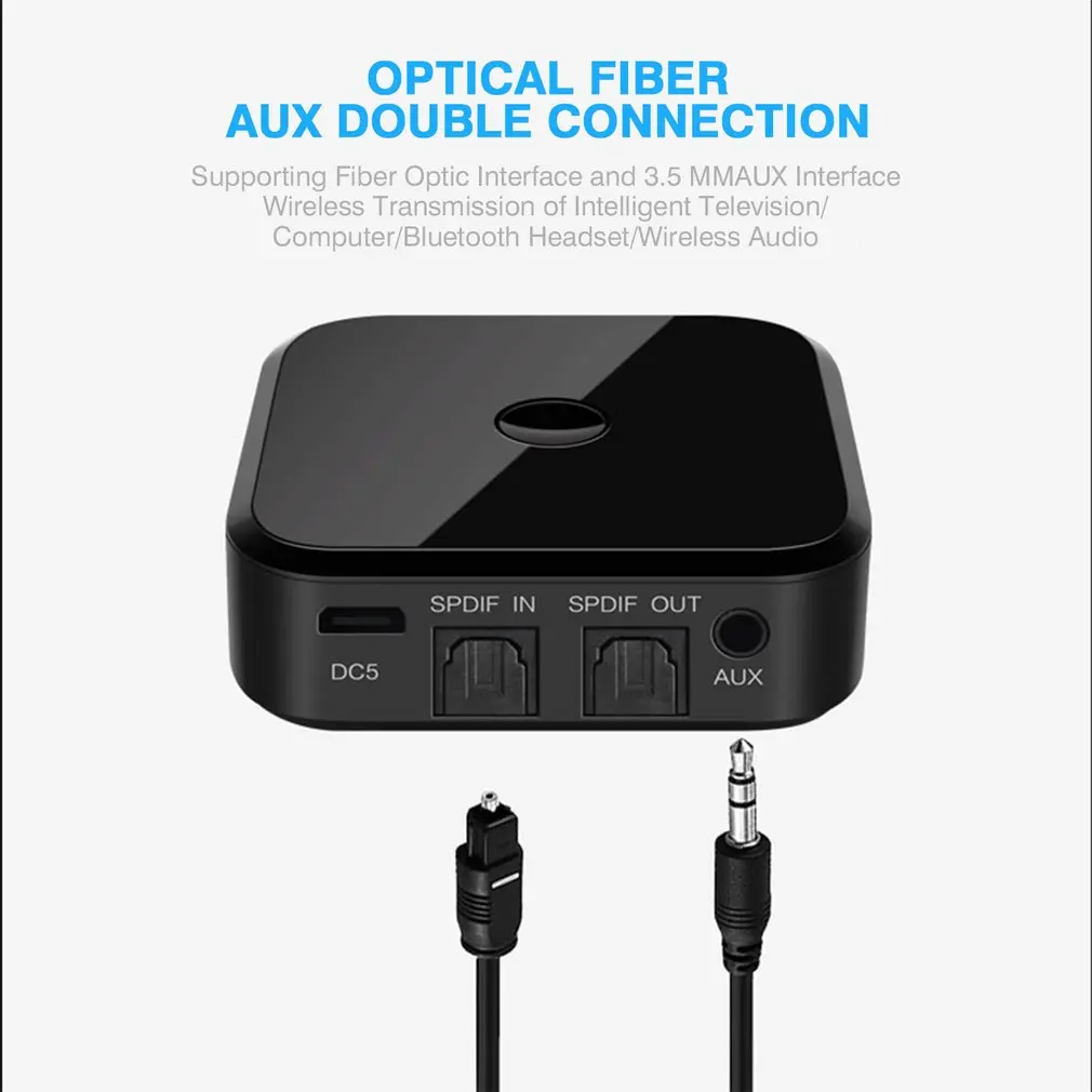 APTX Bluetooth 5,0 адаптер CSR8670 BT Bluetooth приемник и передатчик для ТВ ПК HIFI аудио 3,5 мм SPDIF Оптическое волокно