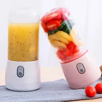 

300ml Portable Electric Fruit Juicer USB Rechargeable Smoothie Maker Blender Mixer Mini Juice Cup Fast Blenders Food Processor