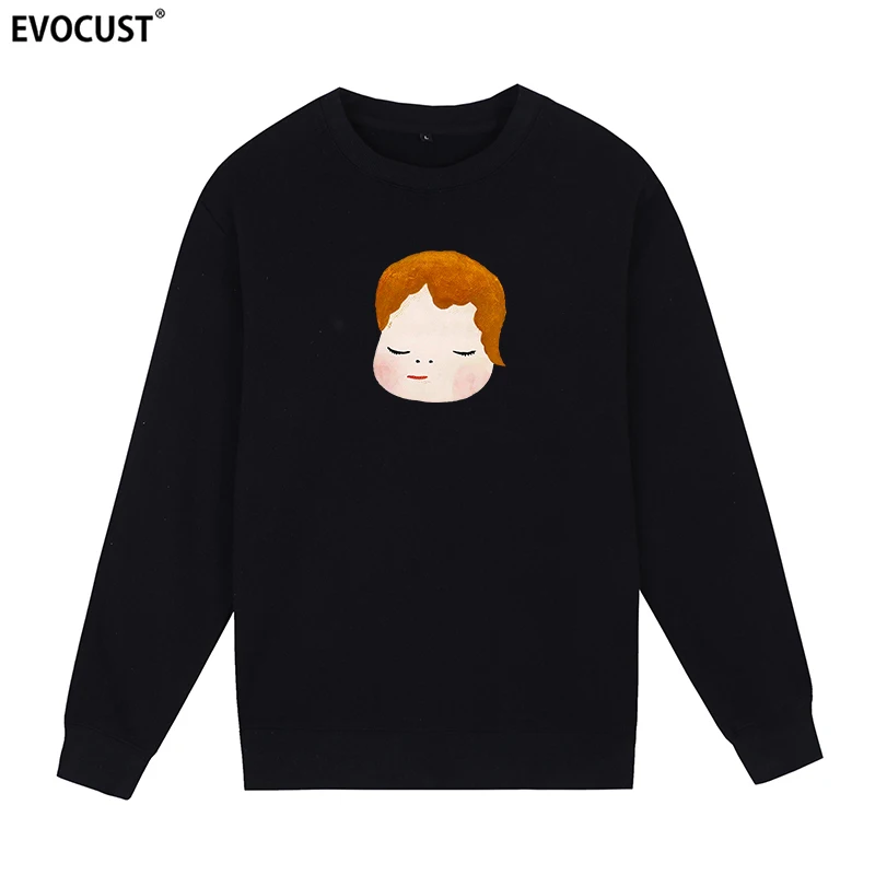 

Милые толстовки Yoshitomo с принтом Nara, мужские и женские толстовки унисекс