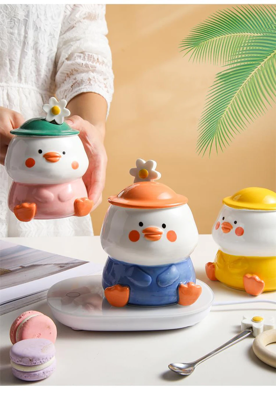 Kawaii Duck Ceramic Cup - Limited Edition