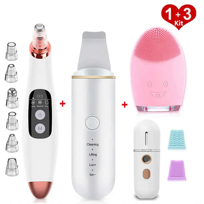 US $24.29 Blackhead Remover Vacuum Electric Pore Vacuum Cleaner Ance Remover Pimple Black Head Suction Skin Scrubber Deep Facial Cleansing