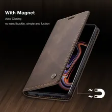 Флип-кейс из искусственной кожи для samsung Galaxy S10 Plus S10E 5G S8 S9 Plus S7 Edge чехол для телефона высококачественный магнитный складной чехол