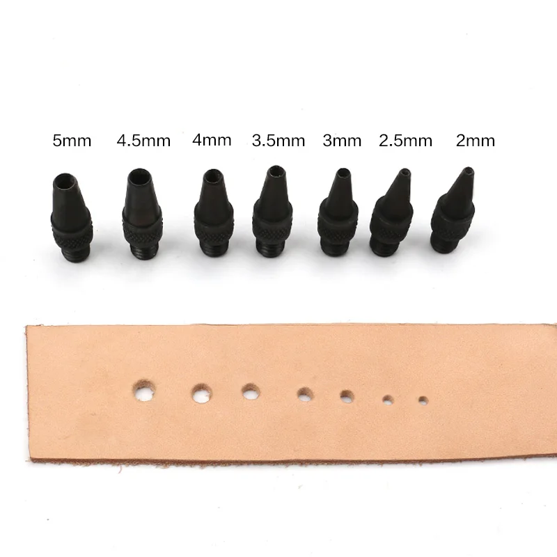 Новинка 2,0/2,5/3,0/3,5/4,0/4,5/5,0 мм кожаный Перфоратор Инструмент ремень перфоратор круглый перфоратор для бумажных книг кожаное ремесло