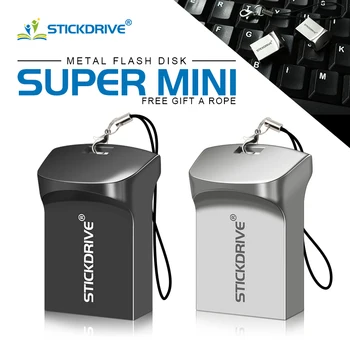 

USB 2.0 Mini Metal USB Flash Drive 4GB 8GB 16GB 32G 64GB pen drive waterproof usb stick pendrive High speed custom logo