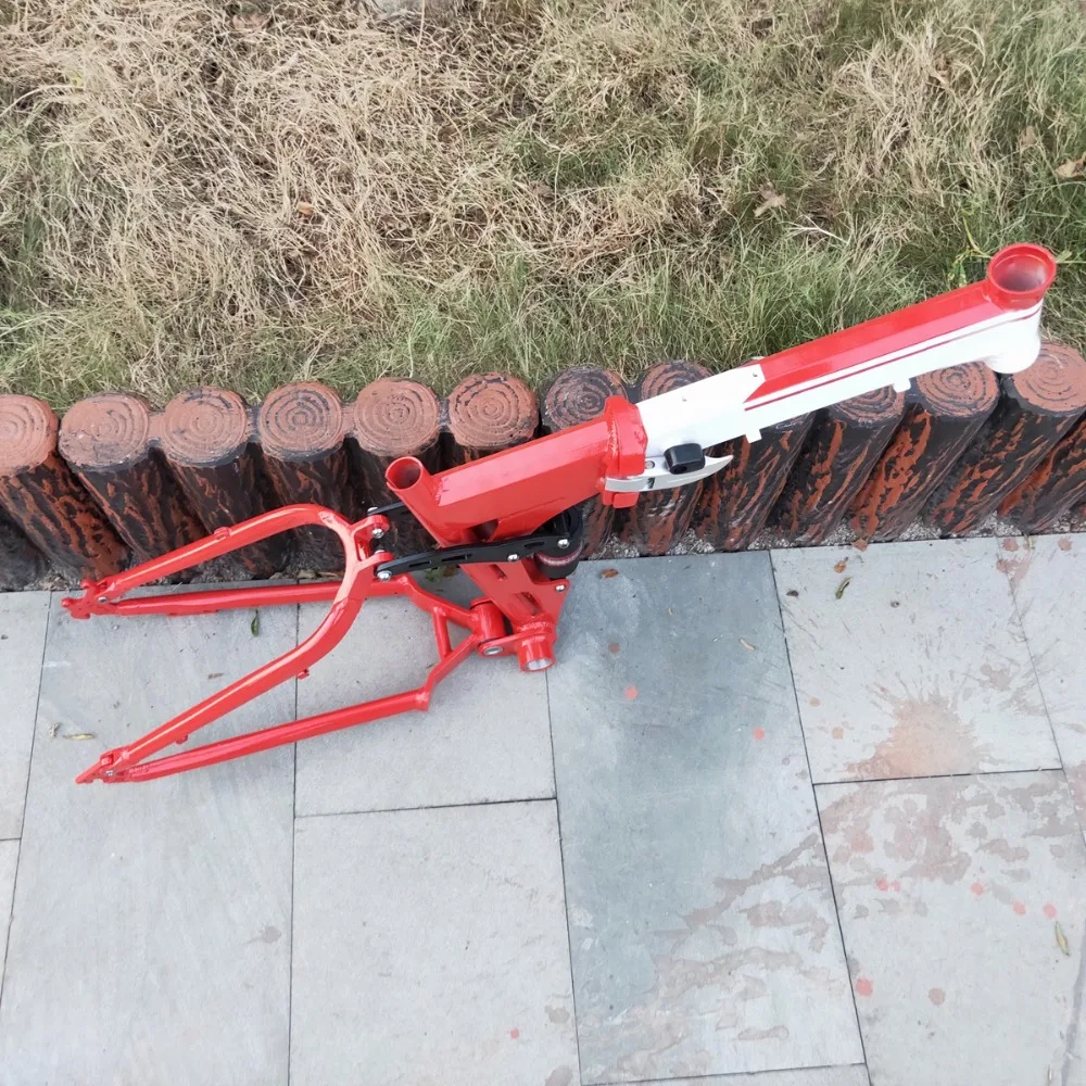 Kaloss MTB рама полная Подвеска DIY цвета 26*4,0 покрышки складная рама снег/пляж велосипед толстый велосипед сплав рама