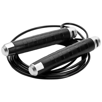 

TOP!-3 Meters External Bearing Unisex Skip Rope Steel Wire Anti-Slip Fitness Aerobic Jumping Exercise Equipment Skipping Jump Ro