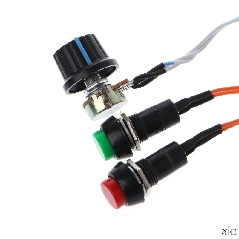 DC 6V12V 24V ШИМ DC регулятор скорости двигателя Переключатель линейного привода