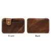 Retro Leather Credit Business Mini Card Wallet 2022 Convenient Man Women Smart Wallet Business Card Holder Cash Wallet Card Case ► Photo 2/6