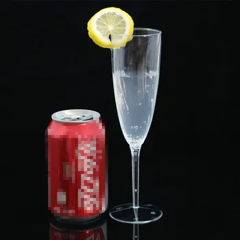 

12pcs Net red wedding Christmas party favors plastic goblet transparent champagne glass red wine glass cocktail glass drinks cup