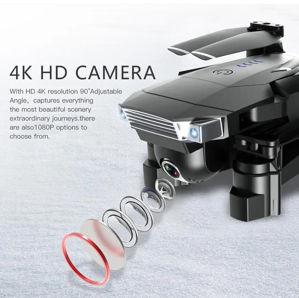 ZLL 2020 Новый Дрон с камерой SG901 4K HD Двойная камера дроны Квадрокоптер FPV