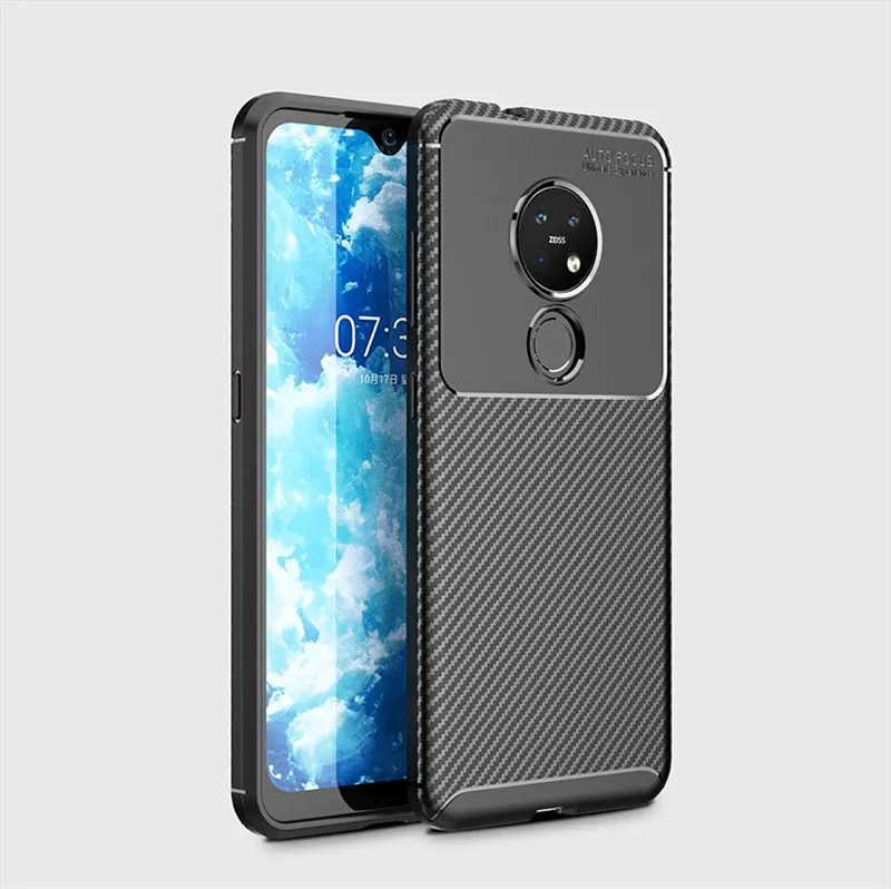 Чехол для телефона Nokia 7 2 силиконовый чехол мягкий ударопрочный бампер задняя