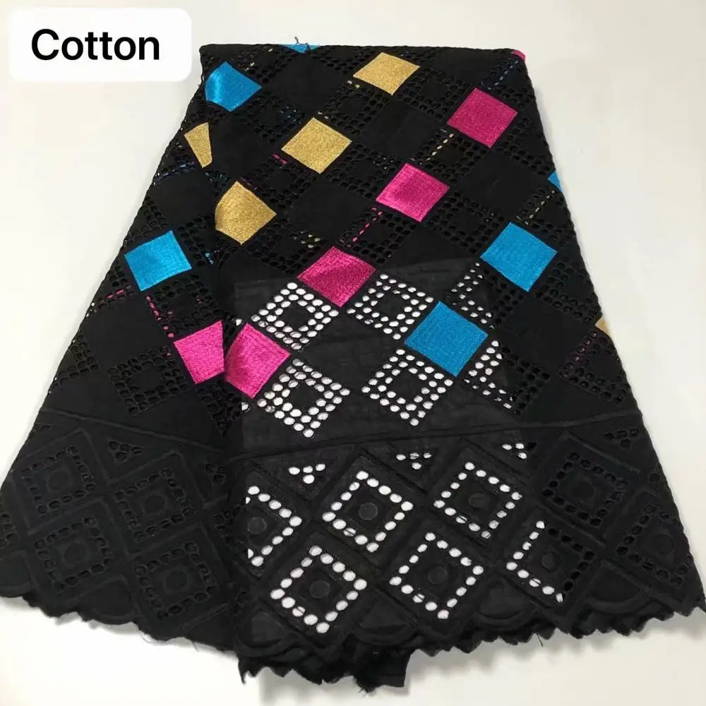 Швейцарские кружева ткань из Дубая Африканское сухое кружево ткань нигерийское кружево ткань хлопок кружева высокое качество 5 ярдов