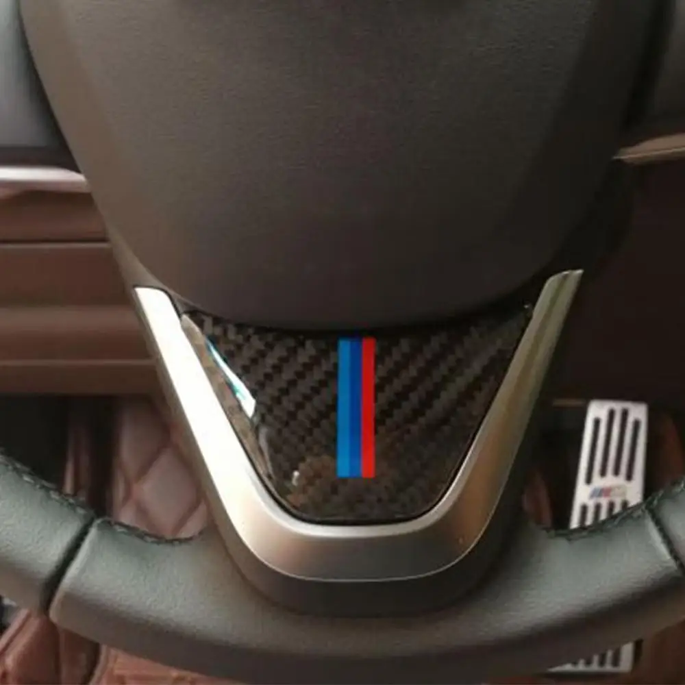 1 шт. Автомобильная наклейка на руль из углеродного волокна для M Bmw X1 Серия 2 E84 2016