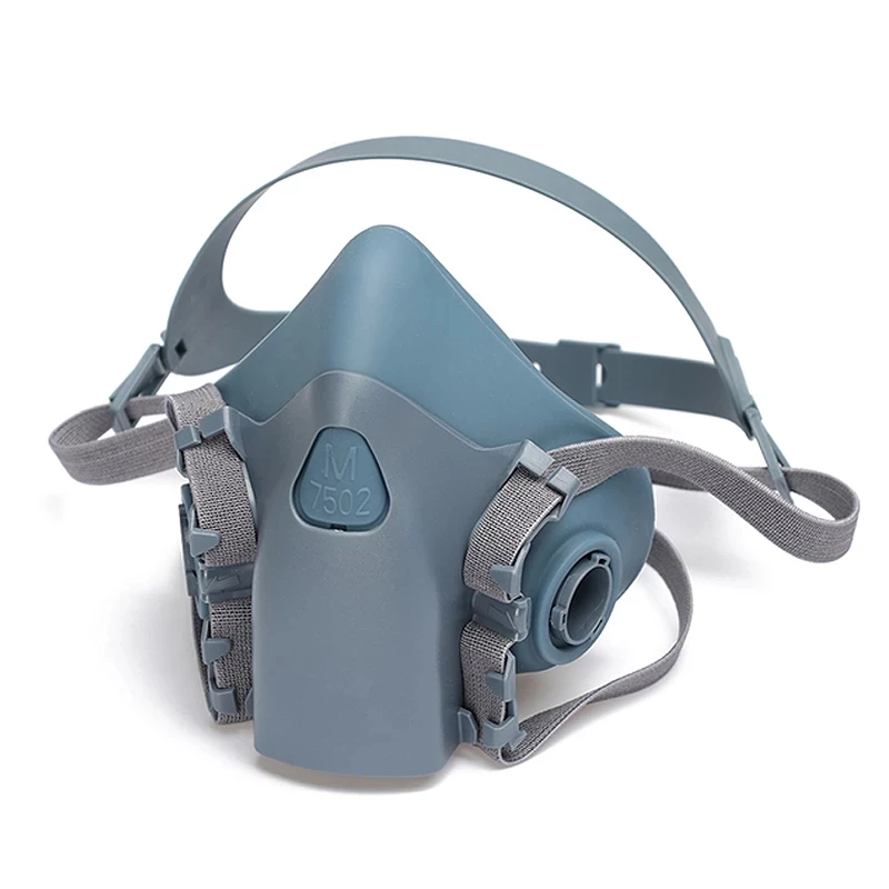 Gas Respirator 7 In 1/15 In 1/17 1 Industrial Painting Spraying Respirator Gas Mask Suit Safety Work Filter Dust Face Mask Replace 7502