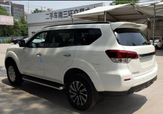 Для Nissan terra спойлер хвост крыло ABS пластик белый черный цвет задний багажник Багажник крыло спойлер автомобильные аксессуары 1 шт.-UP