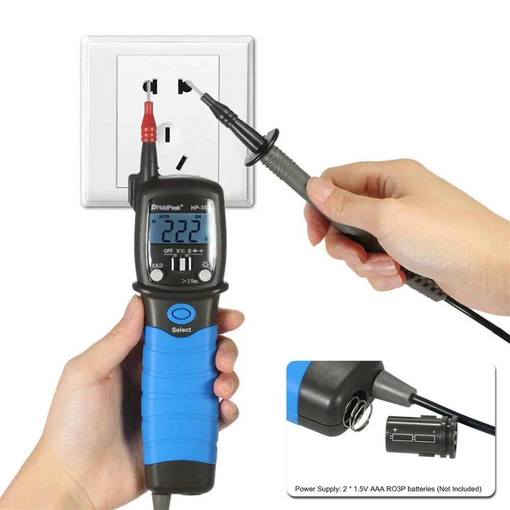 

Digital Multimeter DC/AC Voltage Resistance Diode Meter Continuity Tester Y0Y1