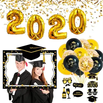 

FENGRISE Graduation Party Balloon Graduate Class Of 2020 Graduation Photo Booth Props Congratulation Graduation Party Decor