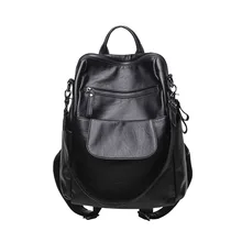 2021 Fashion Woman Backpack High Quality Youth Genuine Leather Backpacks for Teenage Girls Female School Bag Sheepskin Backpacks