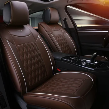 

Universal car seat cover High quality leather car protector For Fiat Ottimo 500 Panda Punto jeep isuzu lada MG car accessories