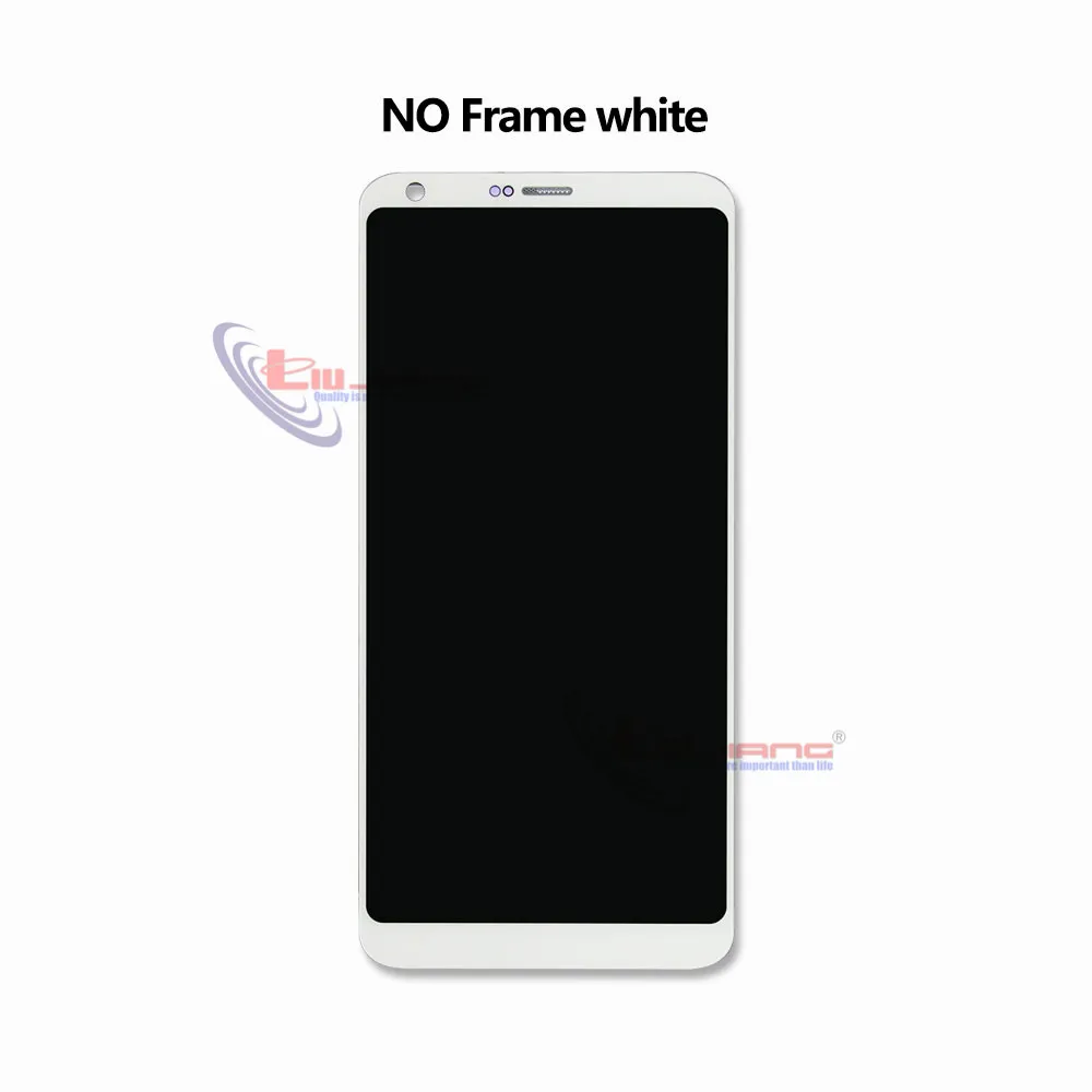 No Frame white 5,7 ''ips для LG G6 H870 H871 H872 LS993 VS998 кодирующий преобразователь сенсорного экрана в сборе с рамкой для LG G6 ЖК-дисплей - Цвет: No Frame white