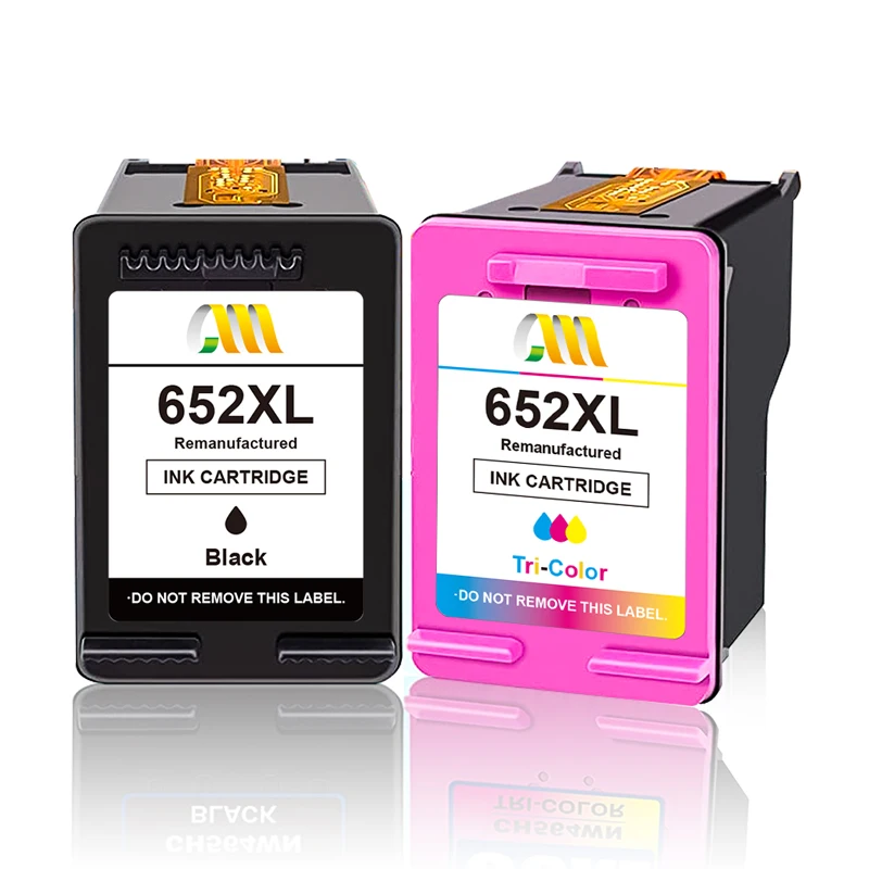 CMCMCM Remanufactured Ink Cartridges Replacement for HP 652XL 652 XL to Use with deskjet ink cartridge 1115 1118 2135 2136 2138 |