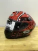 14574-00b904.jpg Casque de moto intégral, X14 MarARC 93, casque rouge, course de motocross, casque de moto