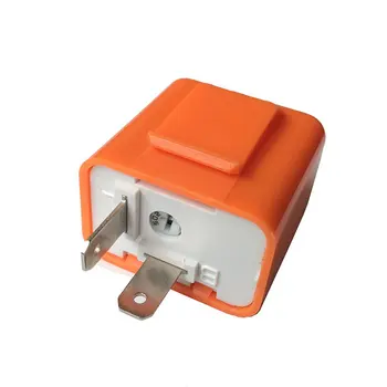 

Multifunctional 2 Pin Speed Adjustable LED Indicator Waterproof Flasher Relay Resistor Fix Flash For Motorcycle 12V