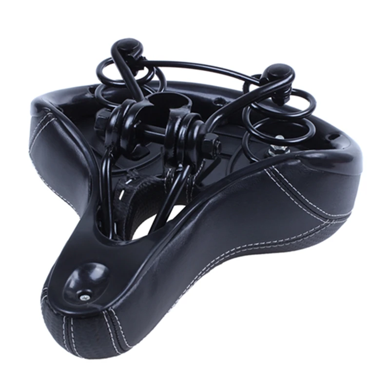 Большое седло для велоспорта Широкая мягкая подушка горного велосипеда удобная