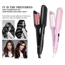 Автоматическая Керлинг палочка двухсторонний вращающийся ролик для волос керамическая волна для завивки волос утюжок для укладки волос двойной Voltage110v-220V