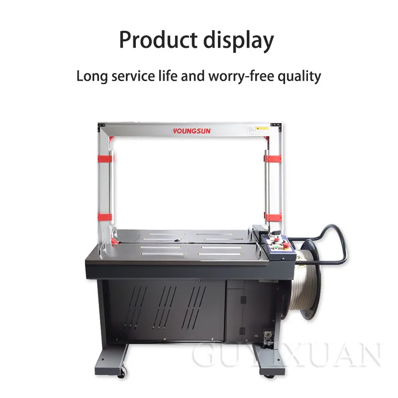 Automatic PP belt buckleless hot melt automatic strapping machine strapping machine
