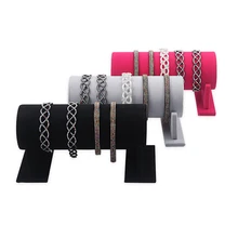 Браслет/ожерелье держатель бархатная Заколка-повязка на голову обруч на волосы головной убор Органайзер ювелирные изделия Дисплей Держатель для волос обруч стойка