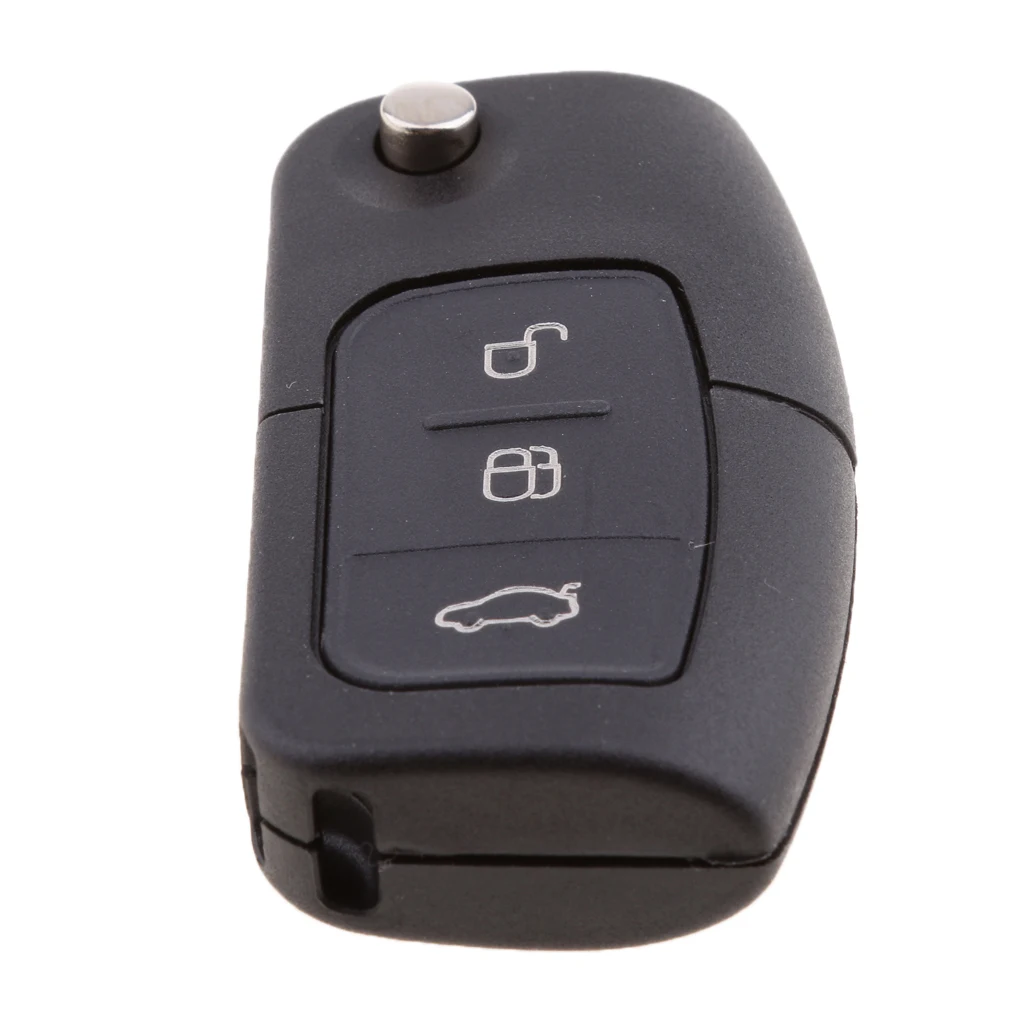 Car 3-Button Remote Key Fob Case Chip Complete Unit for Ford S-Max Mondeo