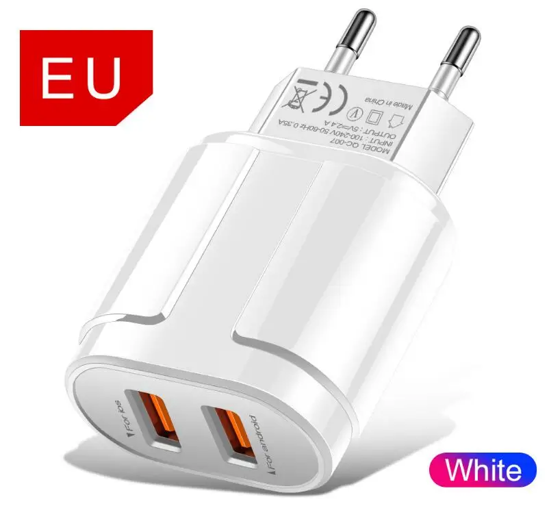 Применяться XIAOMI Мобильный телефон быстрое зарядное устройство США и ЕС QC3.0