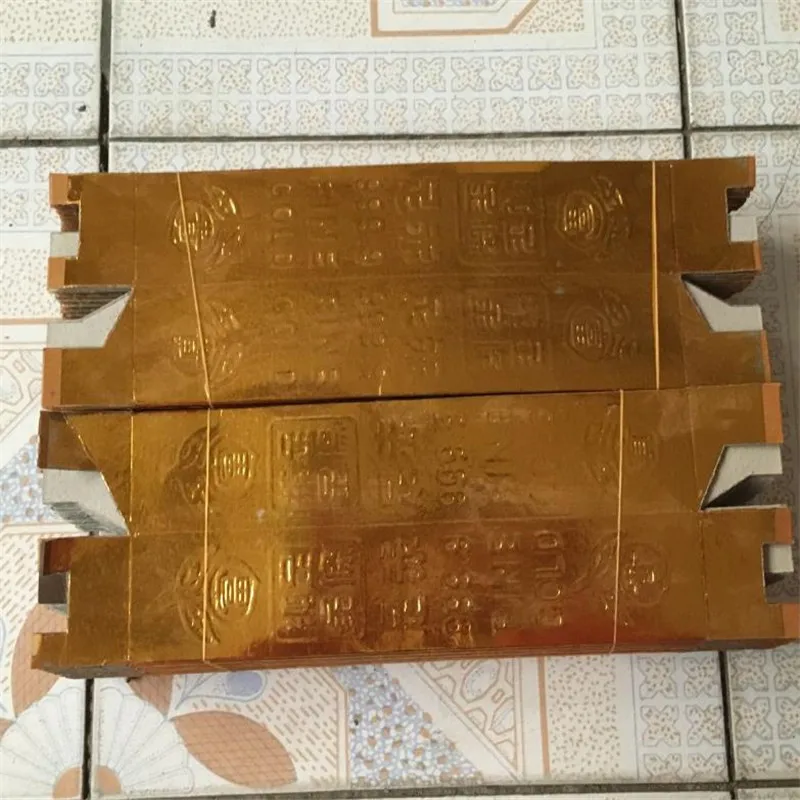 100pcs/lot Ancestor money Bullion Semi Finished Product,Ghost Money Use For Traditional Deity Or Ancestor Worshiship Or Funerals