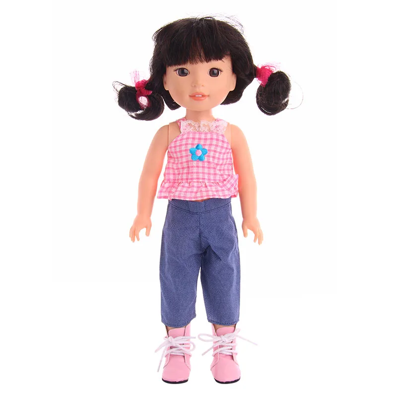15 видов стилей кукольная одежда на выбор 1 = 14,5 дюйма, американская кукольная одежда Wellie Wishers, Кукольное платье, юбка для нашего поколения, игрушки для девочек