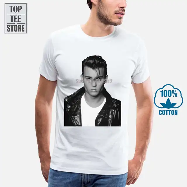 Johnny Depp Vtg Retro Graphic T Shirt 