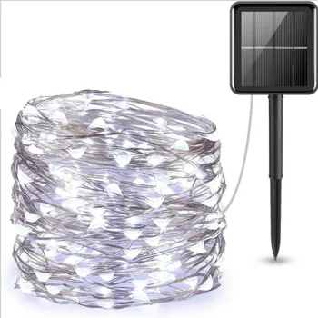 

Outdoor Waterproof Solar Lamp 10m 20m Solar Led Light Decoration Christmas Garland String Light for Holiday Wedding Garden Decor