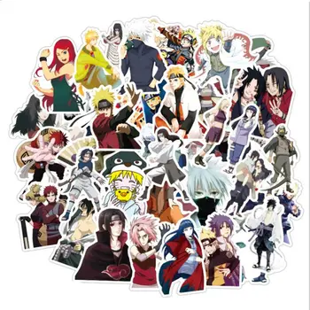 

100Pcs/lot Japan Anime Naruto Sasuke Cartoon For Snowboard Laptop Luggage Fridge Car- Styling Car Decal Home Decor Stickers